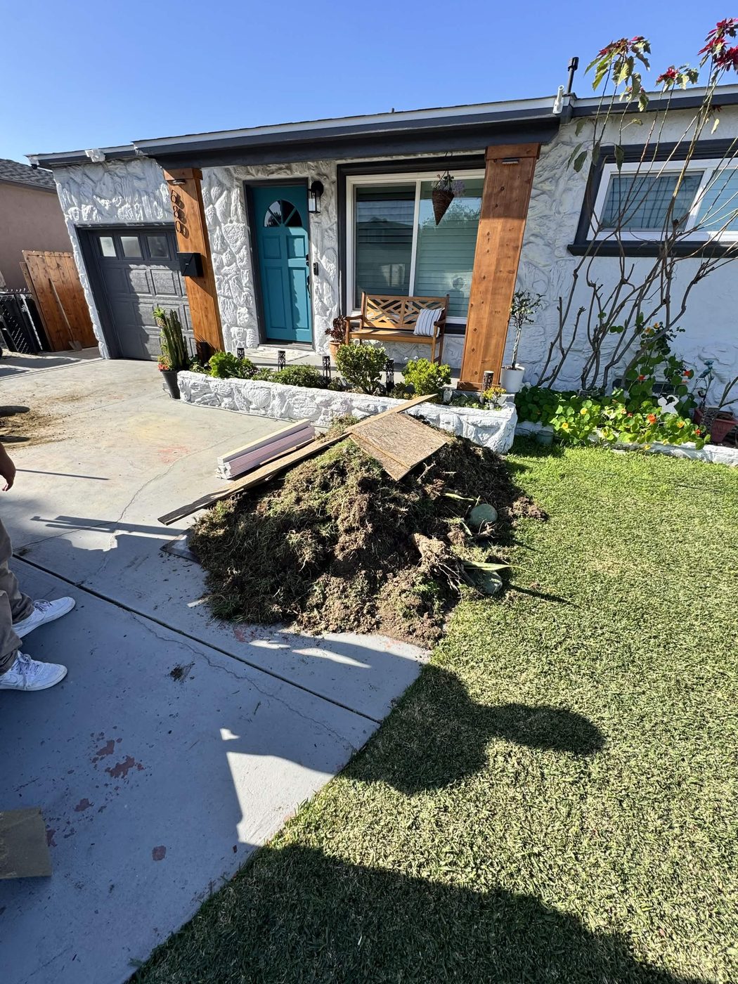 Before: Driveway Haul-Away
